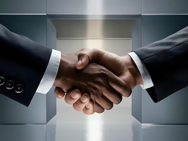 A handshake representing a Holdr partnership